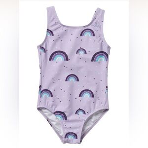 Seaesta Surf Girls Swimsuit NWT Sea Arches rainbow print in Grape purple